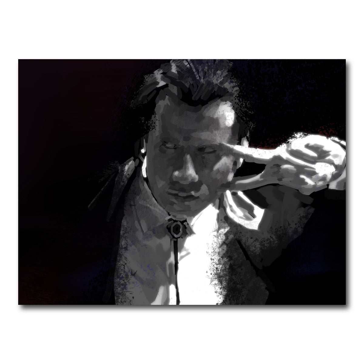 AUTO-MOCKUP WHITE | Pulp Fiction Dance | 1 Piece | Gallery Wrap Canvas | group=4x3