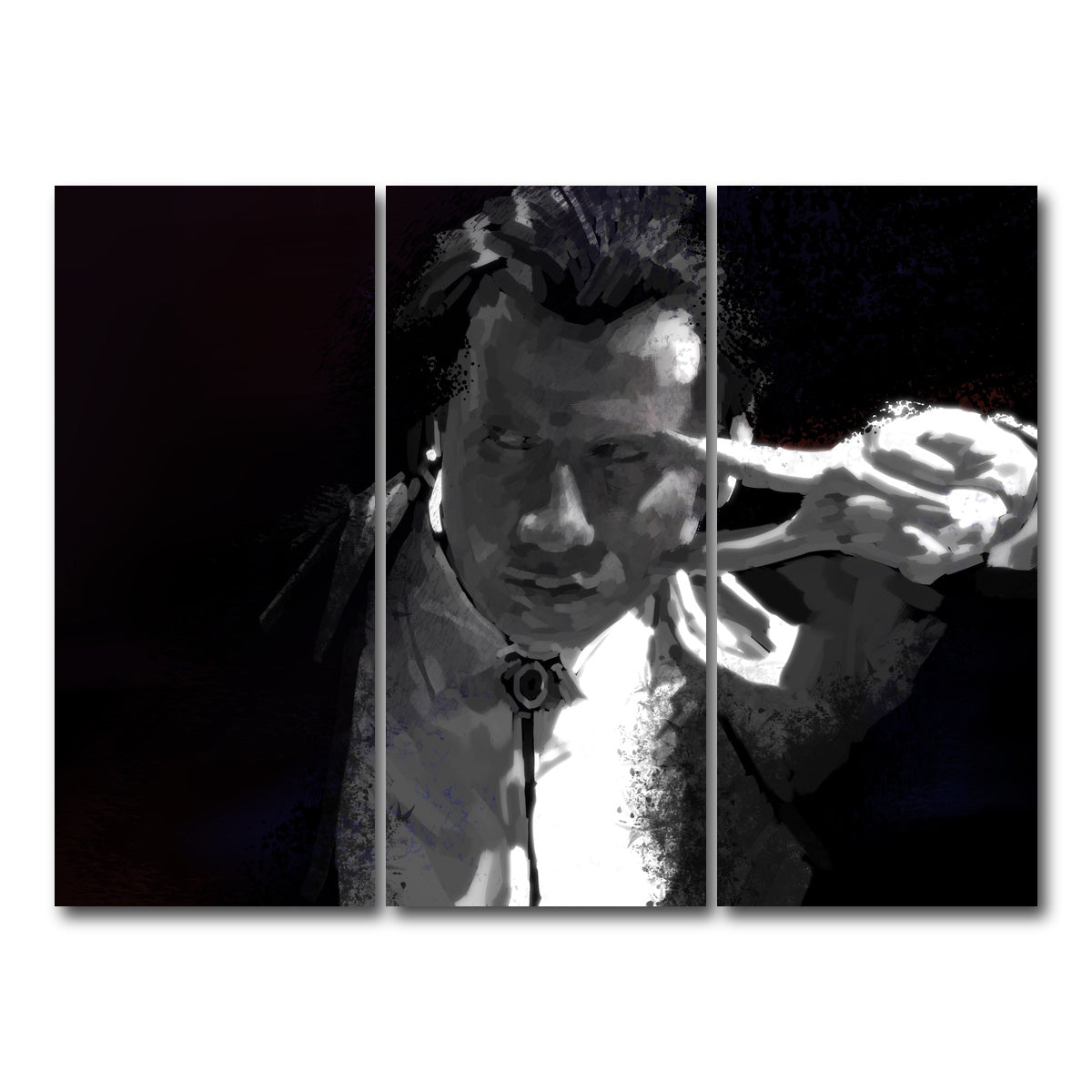 AUTO-MOCKUP WHITE | Pulp Fiction Dance | 3 Piece | Gallery Wrap Canvas | group=8x18