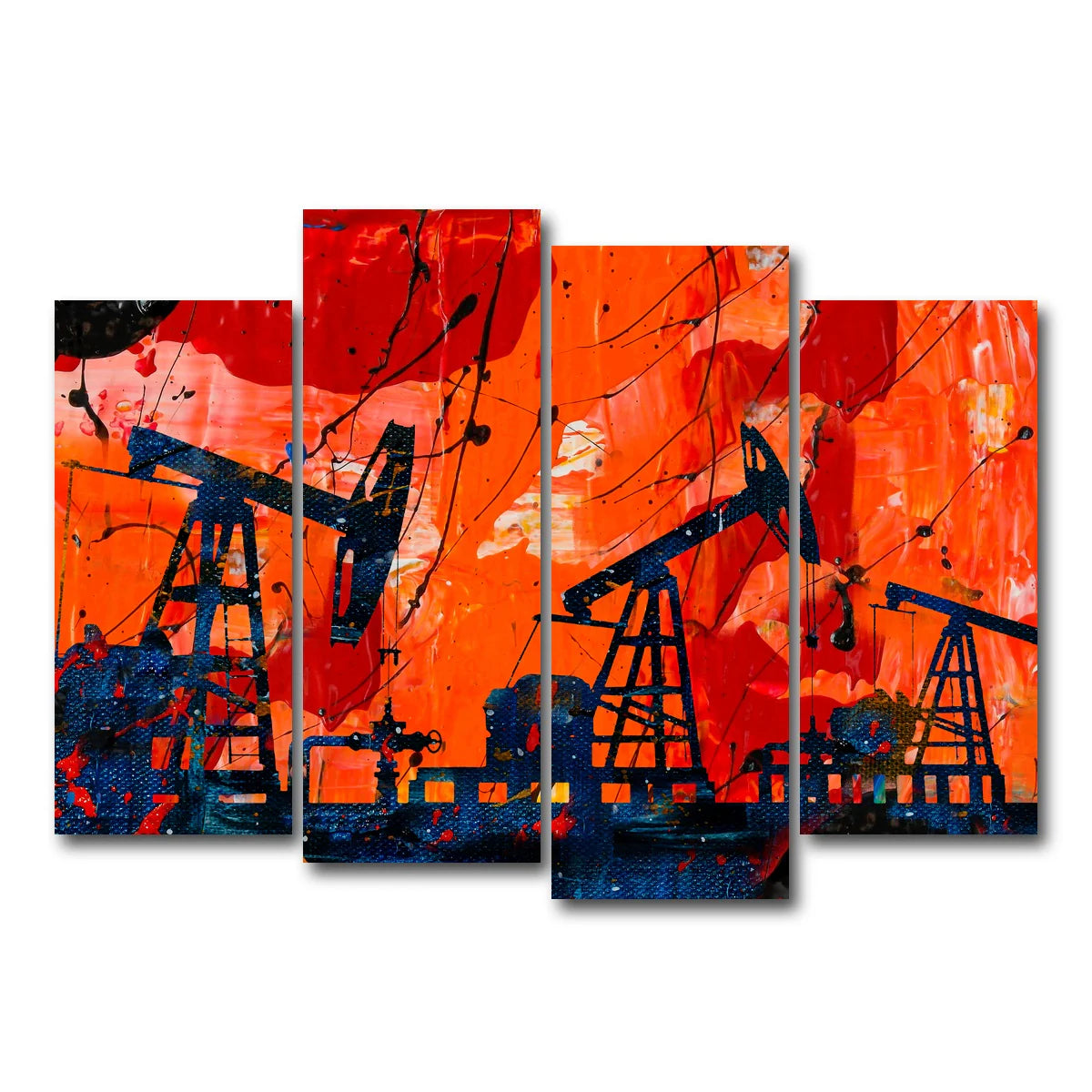 Pump Jack Wall Art