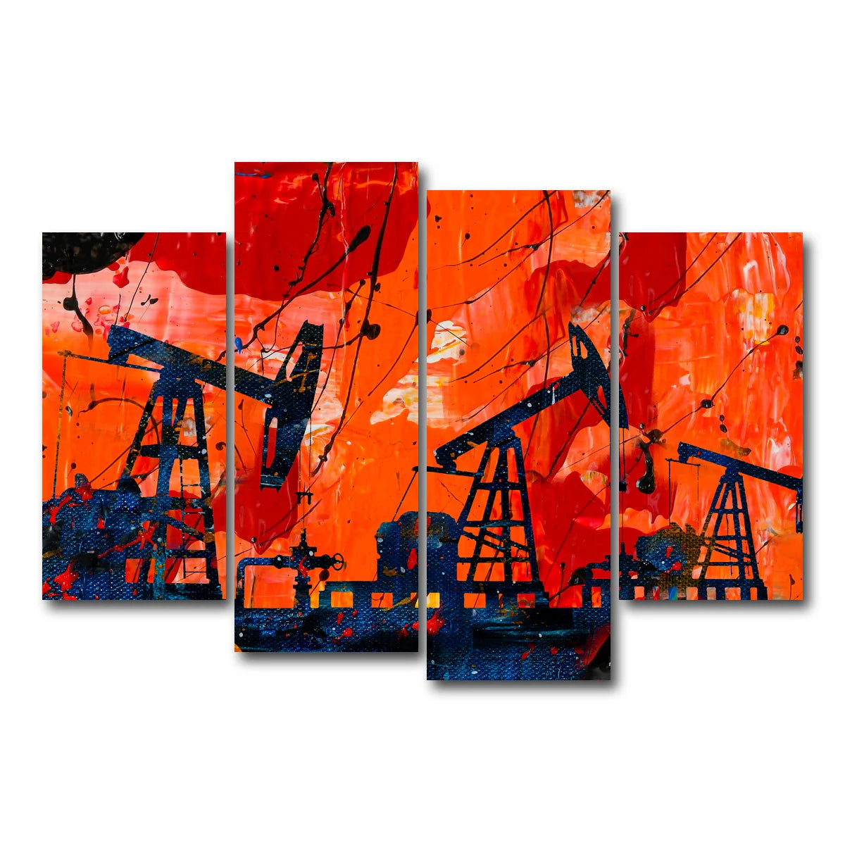 Pump Jack Wall Art