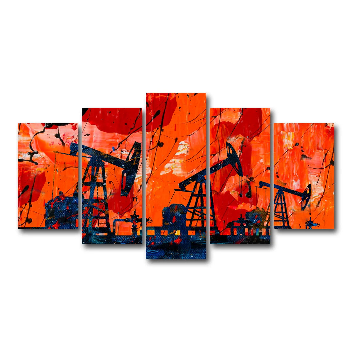 Pump Jack Wall Art