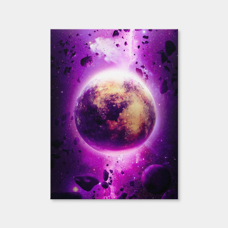 AUTO-MOCKUP WHITE | Purple Planet | 1 Piece | Gallery Wrap Canvas | group=3x4