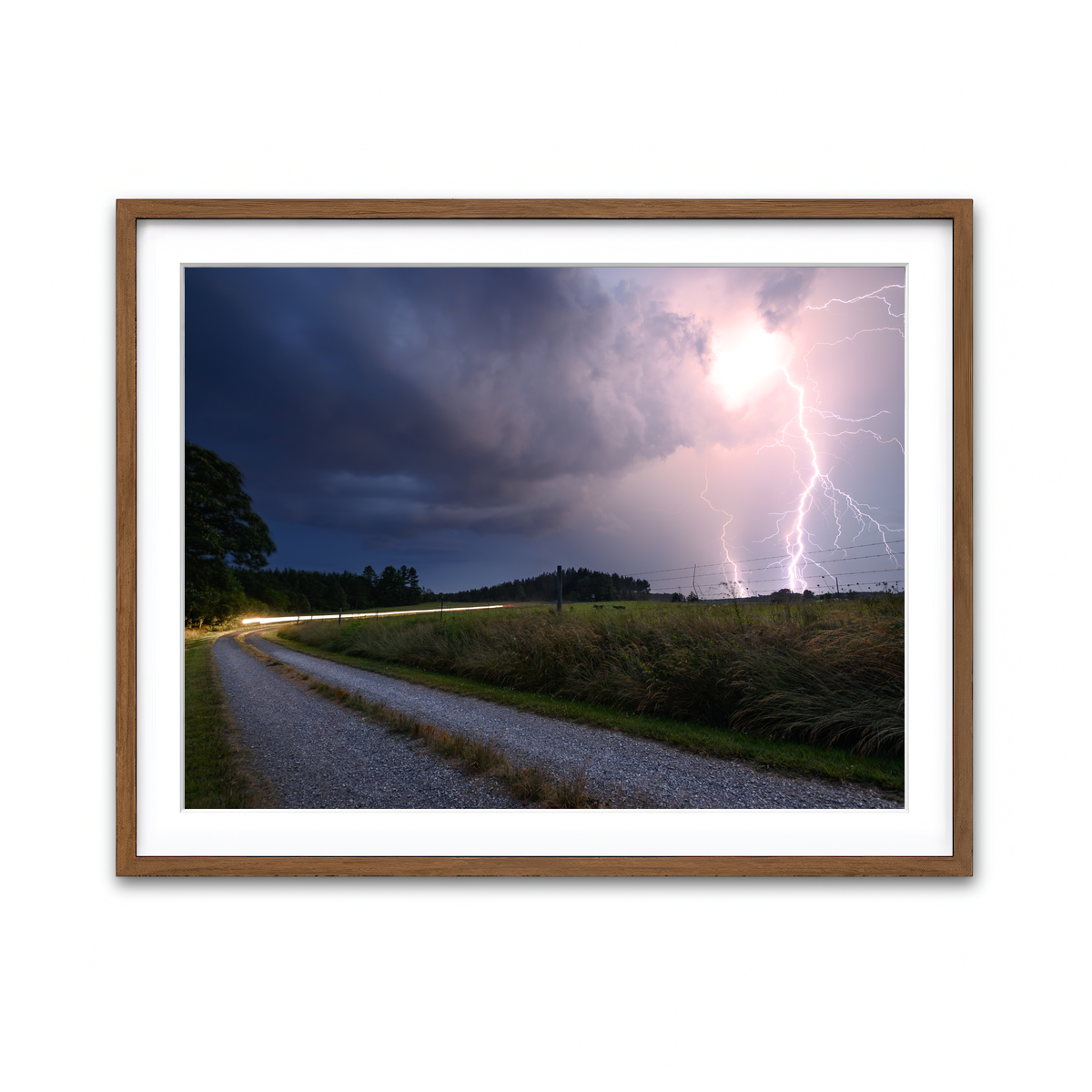 Framed Print 4x3 Walnut