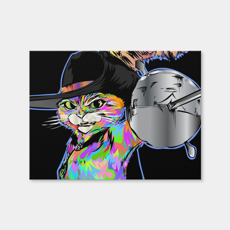 AUTO-MOCKUP WHITE | Puss and Boots | 1 Piece | Gallery Wrap Canvas | group=4x3