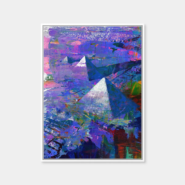 Pyramids Wall Art — Framed Canvas Format preview