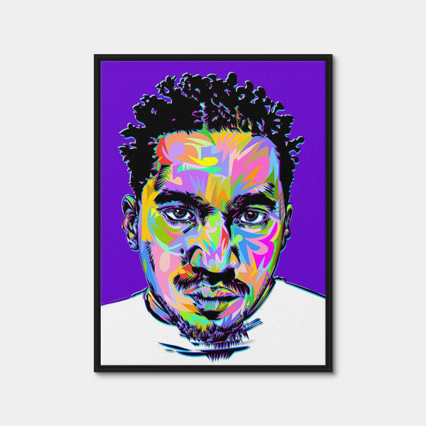 Qtip Wall Art — Framed Canvas Format preview