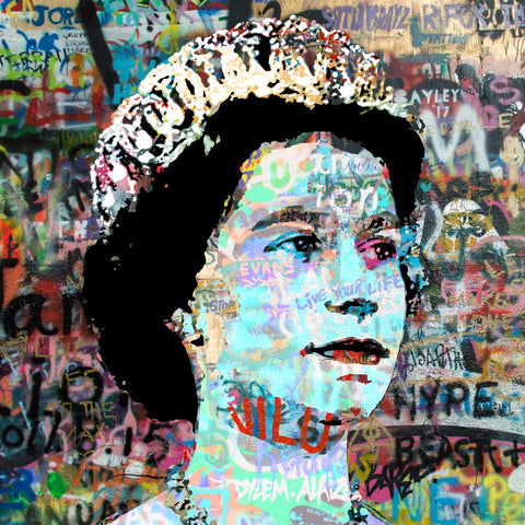 Queen Heavy Graffiti Wall Art
