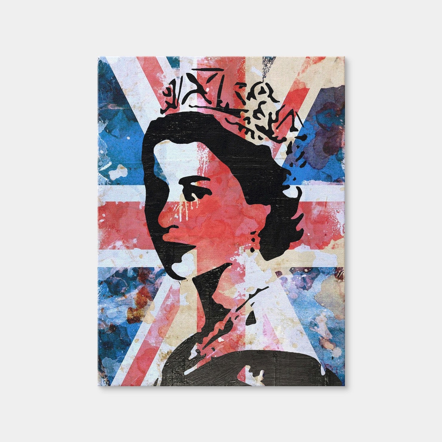 AUTO-MOCKUP WHITE | Queen Union Jack | 1 Piece | Gallery Wrap Canvas | group=3x4