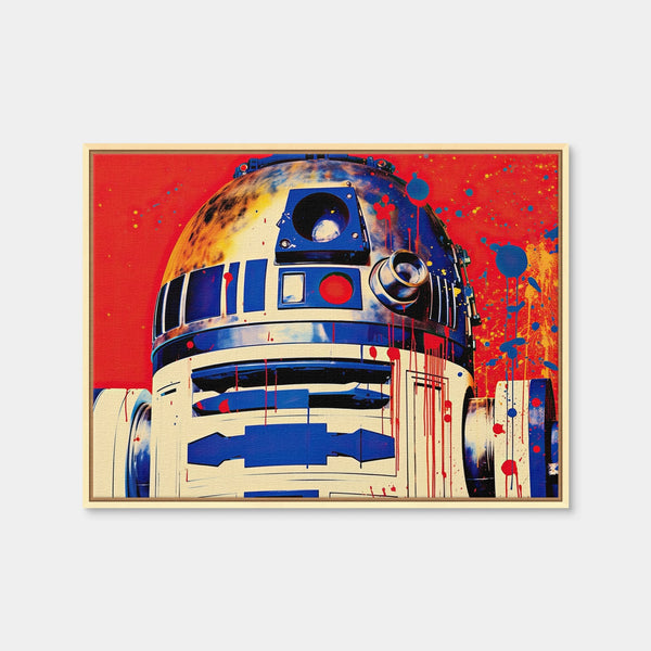 R2-D2 Wall Art — Framed Canvas Format preview