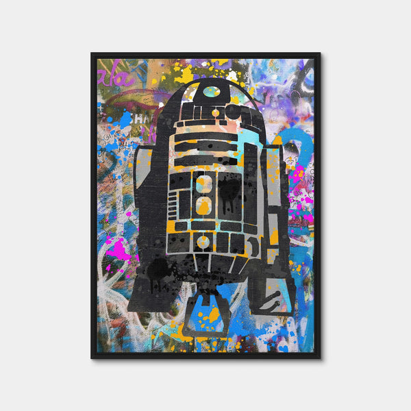 R2D2 Wall Art — Framed Canvas Format preview