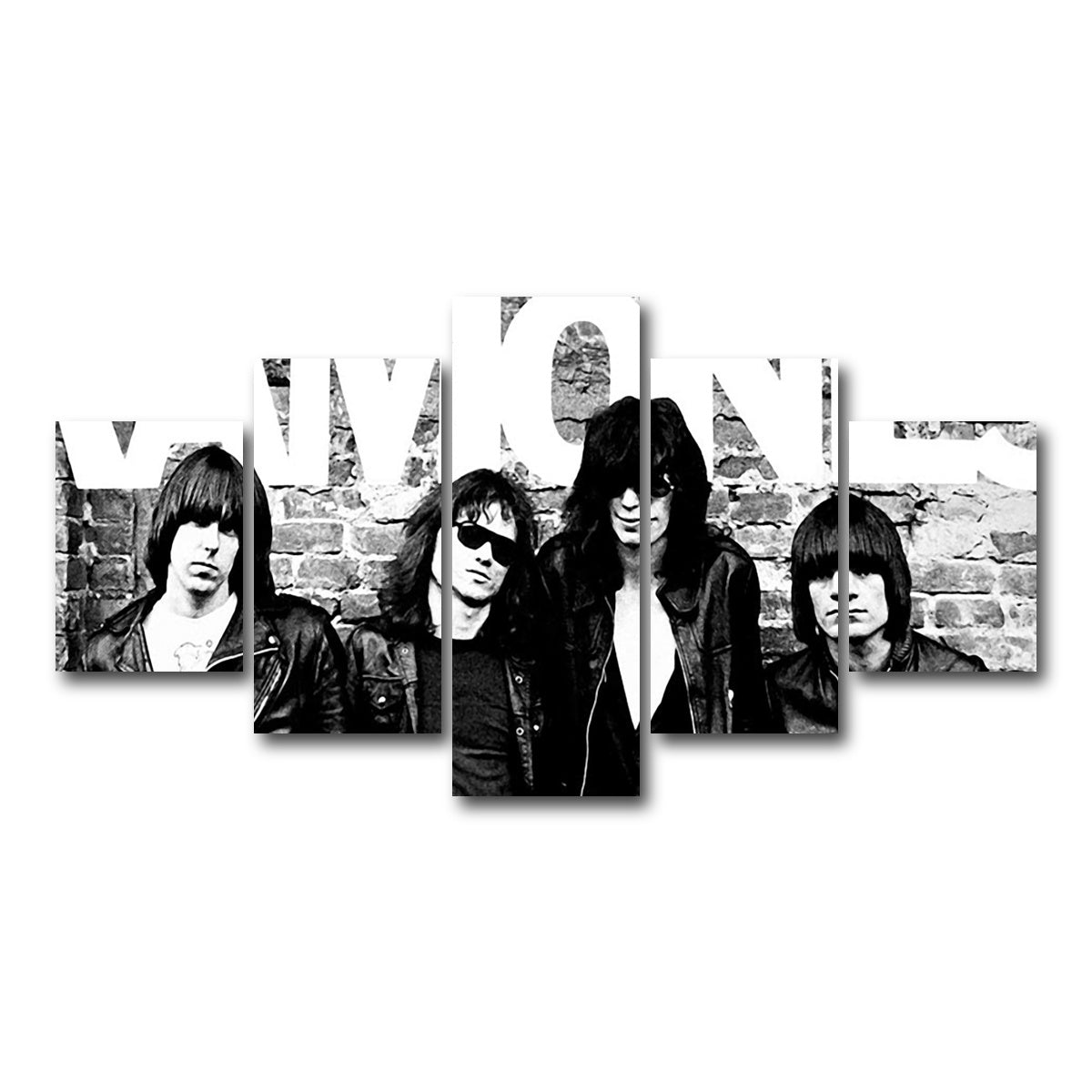 AUTO-MOCKUP WHITE | RAMONES | 5 Piece | Gallery Wrap Canvas | group=5_short