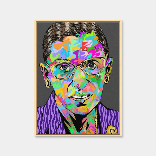RBG Wall Art — Framed Canvas Format preview