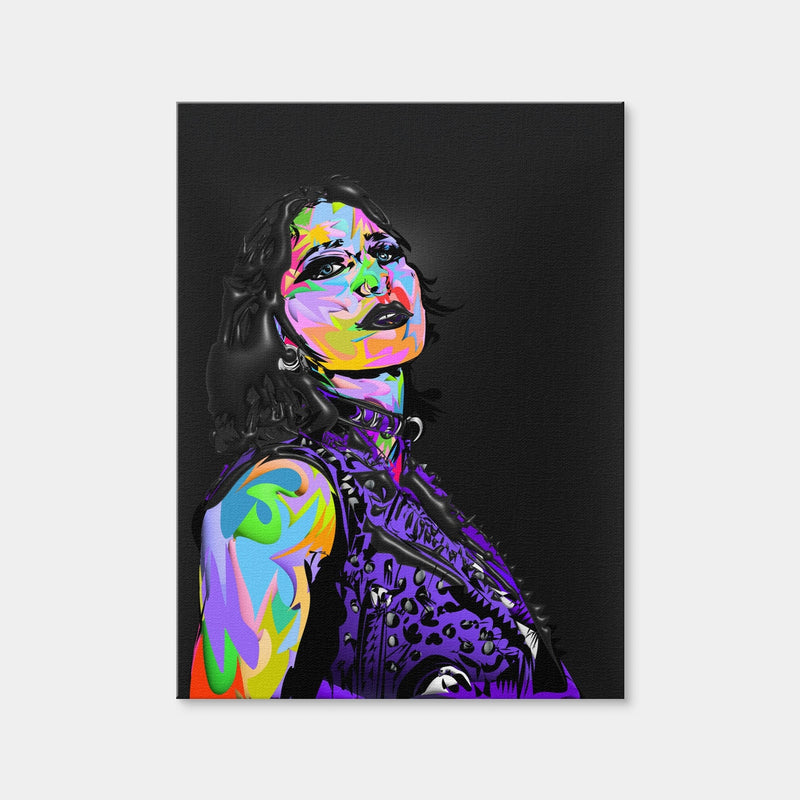 AUTO-MOCKUP WHITE | RHEA RIPLEY FACE | 1 Piece | Gallery Wrap Canvas | group=3x4