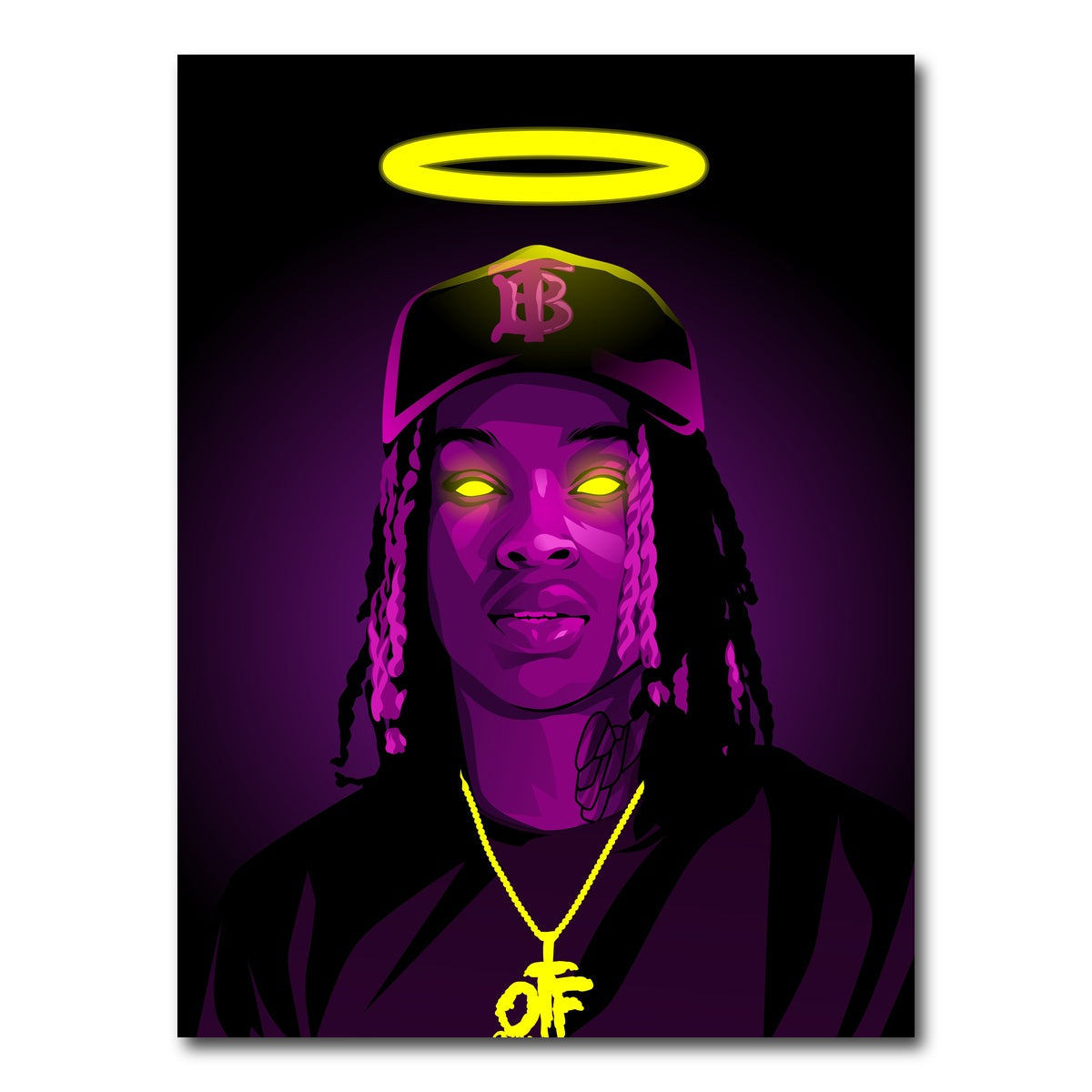 RIP King Von Wall Art