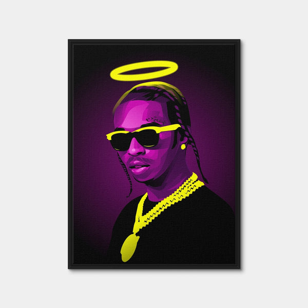 RIP Pop Smoke Wall Art — Framed Canvas Format preview