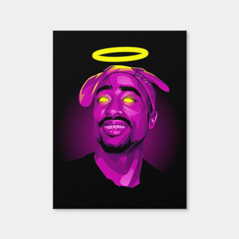 AUTO-MOCKUP WHITE | RIP Tupacshakur | 1 Piece | Gallery Wrap | group=3x4