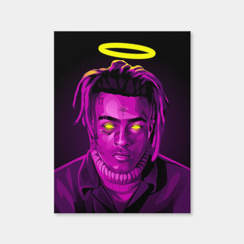 AUTO-MOCKUP WHITE | RIP Xxxtentacion | 1 Piece | Gallery Wrap Canvas | group=3x4