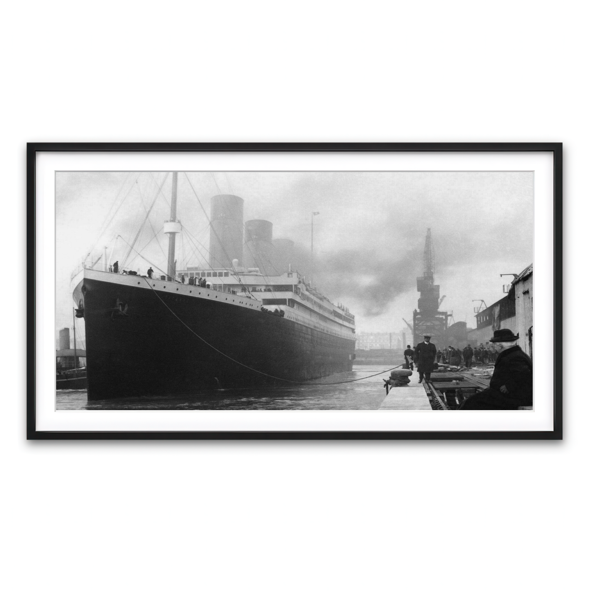 Framed Print 2x1 Black