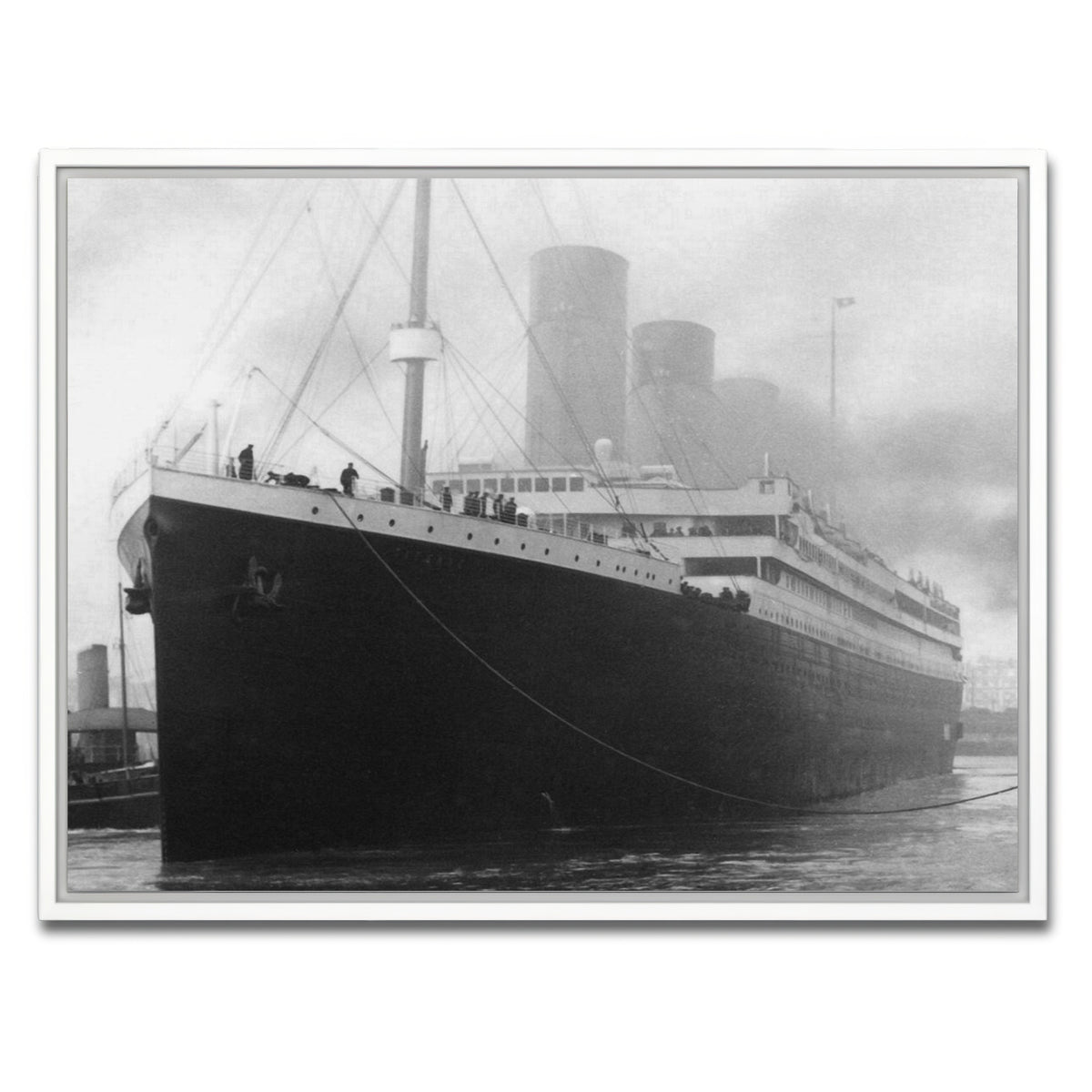 AUTO-MOCKUP WHITE | RMS Titanic | 1 Piece | White Framed Canvas | group=4x3