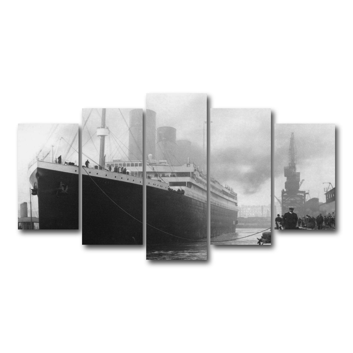 AUTO-MOCKUP WHITE | RMS Titanic | 5 Piece | Gallery Wrap Canvas | group=5_normal
