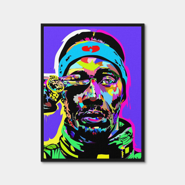 RZA Wall Art — Framed Canvas Format preview