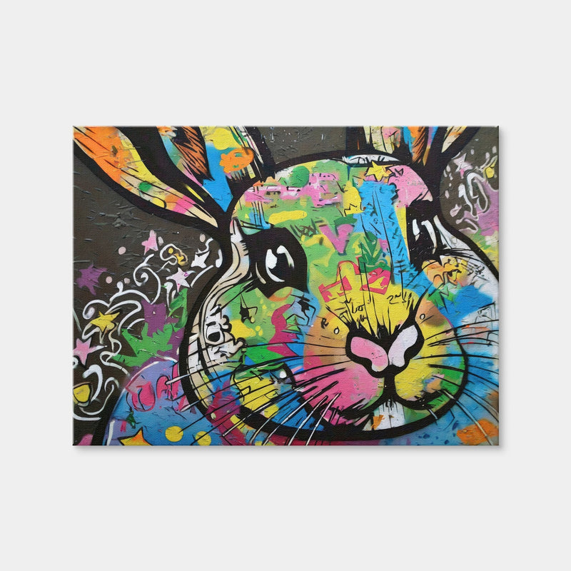 AUTO-MOCKUP WHITE | Rabbit Graffiti | 1 Piece | Gallery Wrap | group=4x3