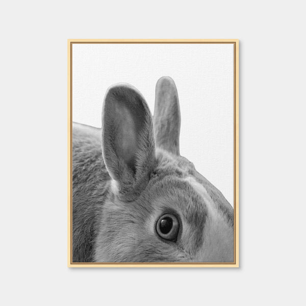 Rabbit Wall Art — Framed Canvas Format preview