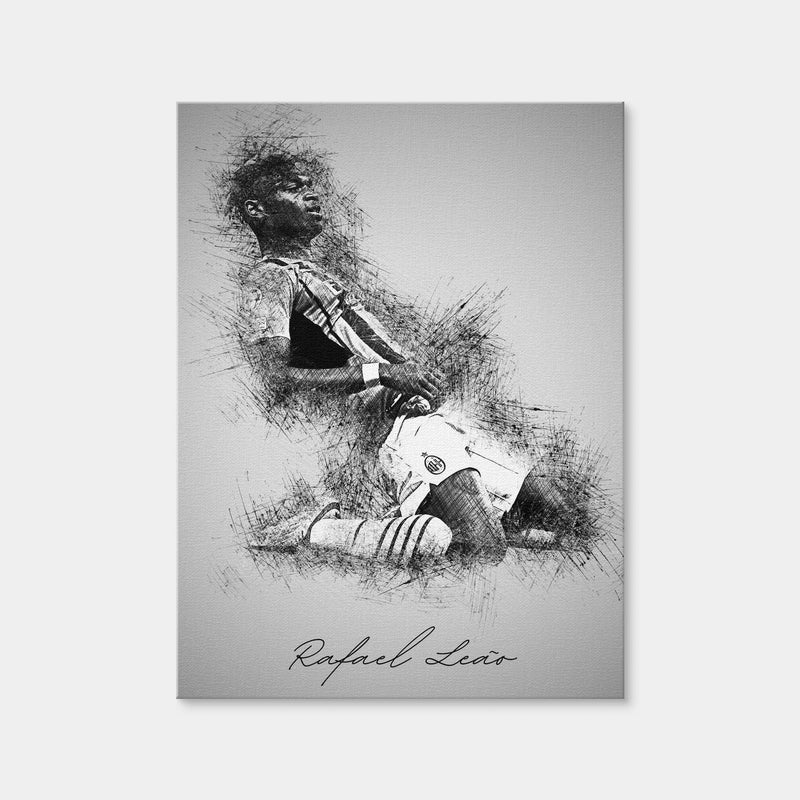 AUTO-MOCKUP WHITE | Rafael Leao | 1 Piece | Gallery Wrap Canvas | group=3x4