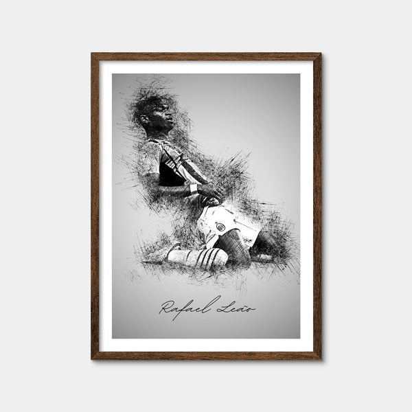 Rafael Leao Wall Art — Framed Print Format preview