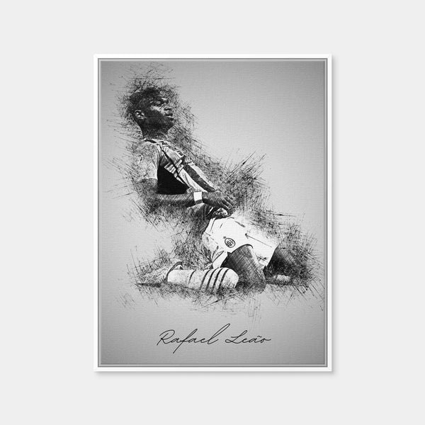 Rafael Leao Wall Art — Framed Canvas Format preview