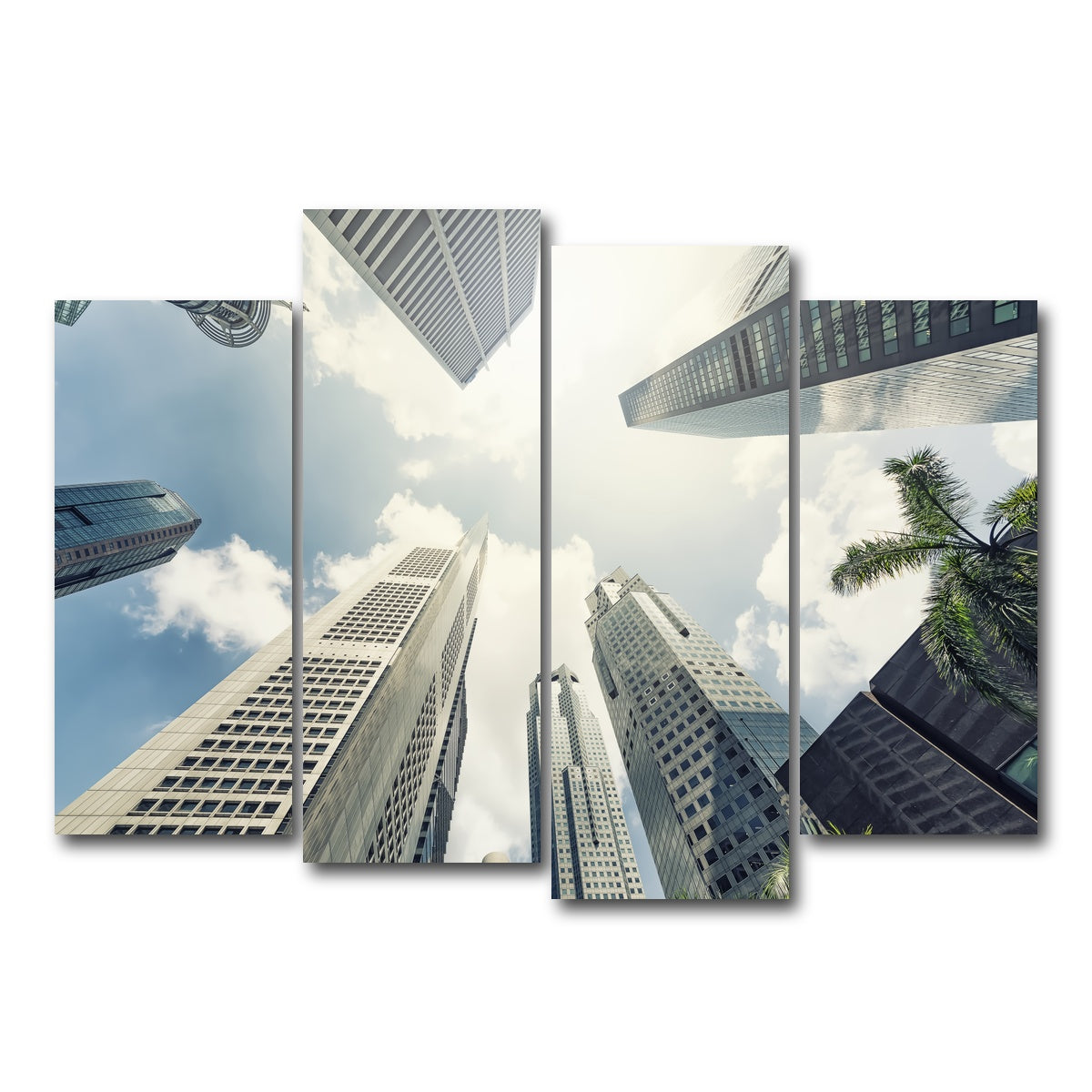 AUTO-MOCKUP WHITE | Raffles Place | 4 Piece | Gallery Wrap Canvas | group=4_normal