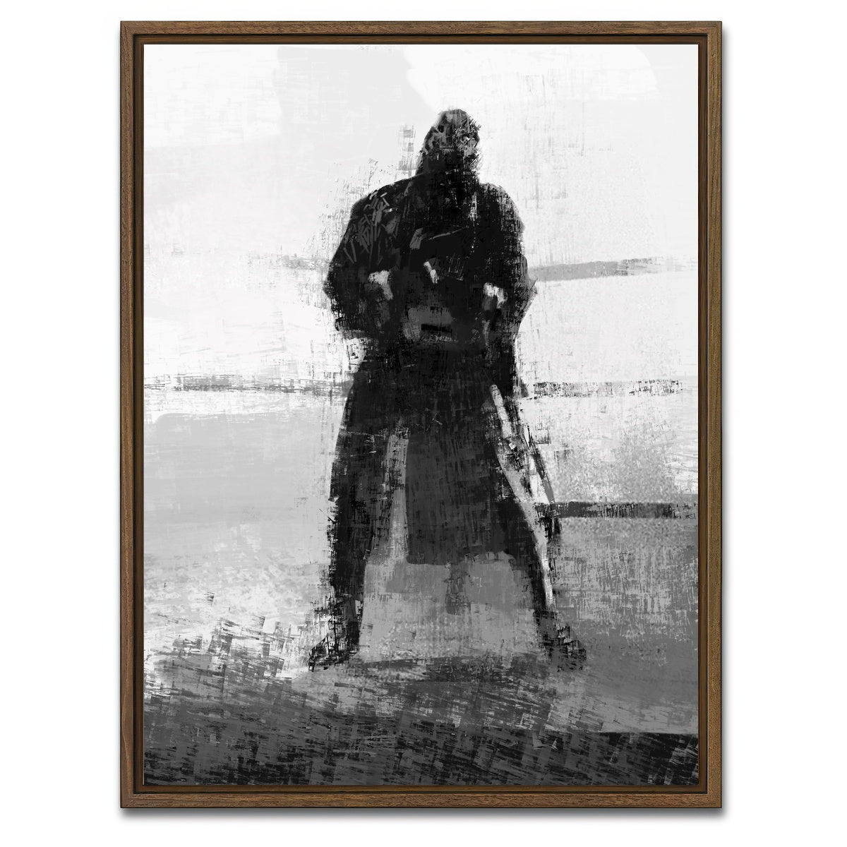 AUTO-MOCKUP WHITE | Raging Bull | 1 Piece | Walnut Framed Canvas | group=3x4