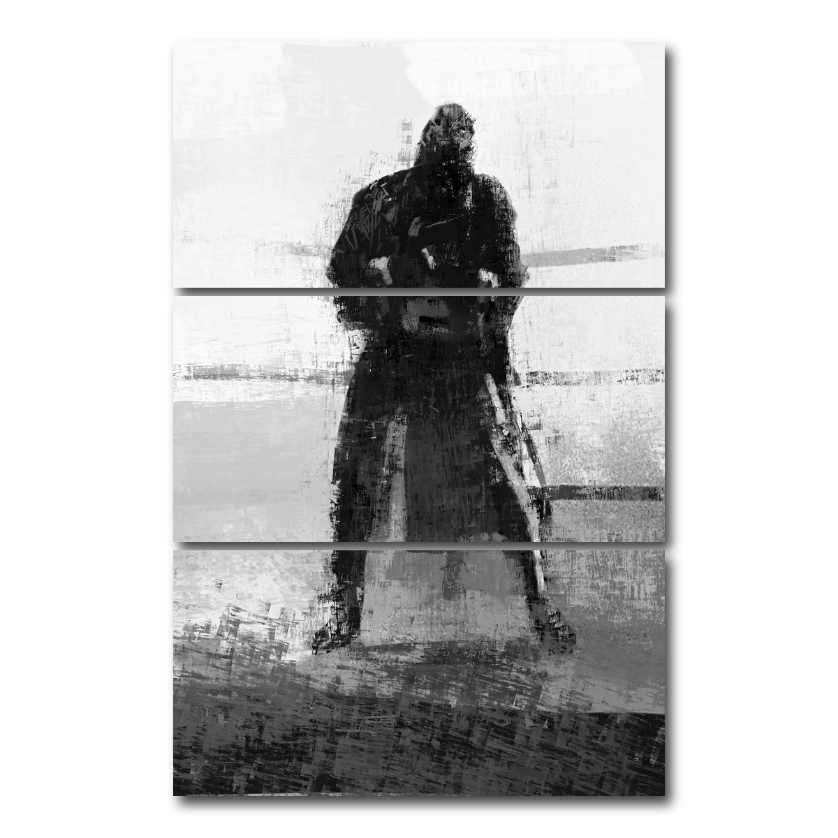 AUTO-MOCKUP WHITE | Raging Bull | 3 Piece | Gallery Wrap Canvas | group=12x24_stacked