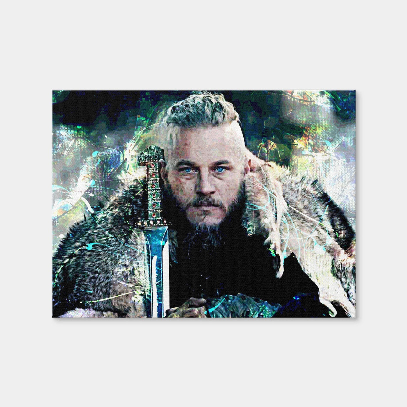 AUTO-MOCKUP WHITE | Ragnar Lothbrok | 1 Piece | Gallery Wrap Canvas | group=4x3