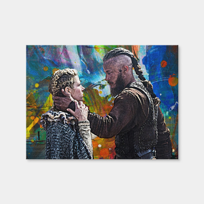 AUTO-MOCKUP WHITE | Ragnar & Lagertha | 1 Piece | Gallery Wrap | group=4x3