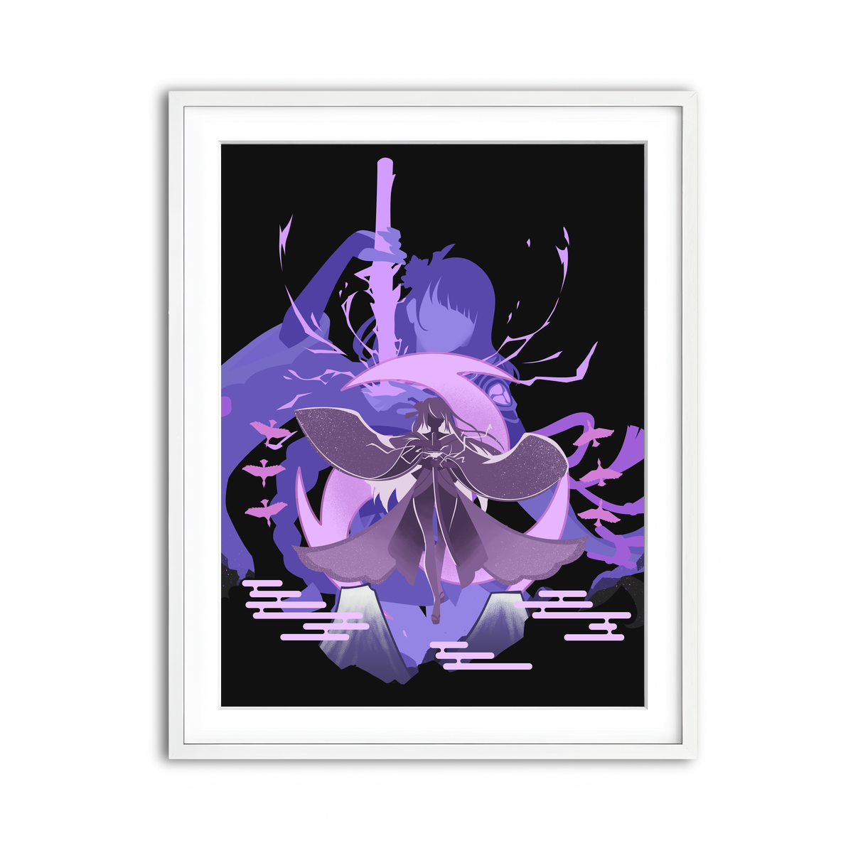 Framed Print 3x4 White
