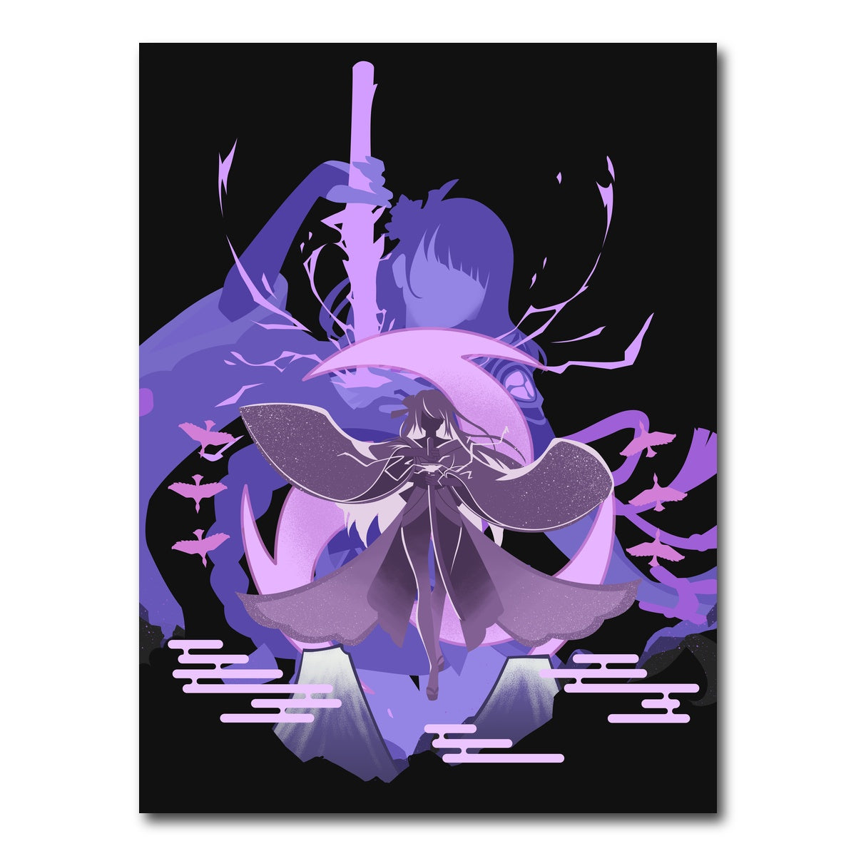 AUTO-MOCKUP WHITE | Raiden Shogun2 | 1 Piece | Gallery Wrap Canvas | group=3x4