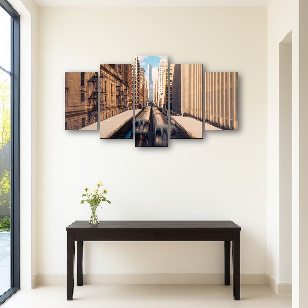 AUTO-MOCKUP ROOM | Railway Station Downtown Chicago