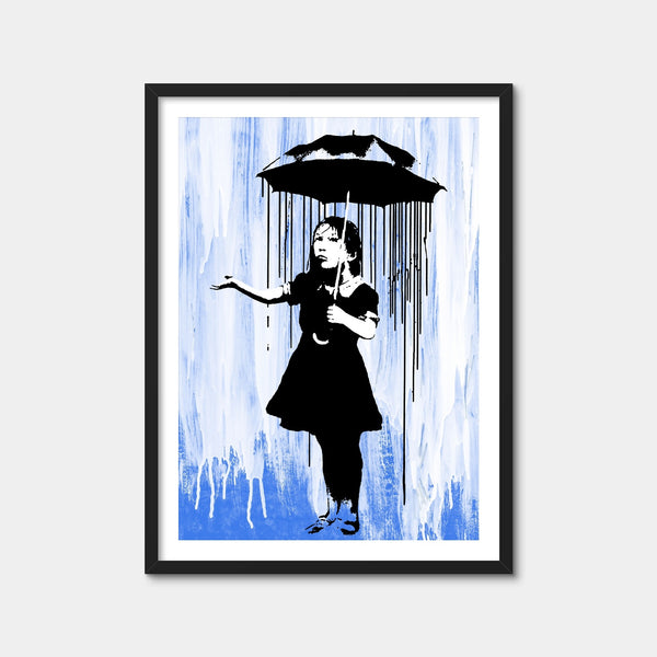 Rain Girl Wall Art — Framed Print Format preview