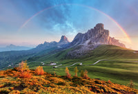 Rainbow In The Alps Wall Art