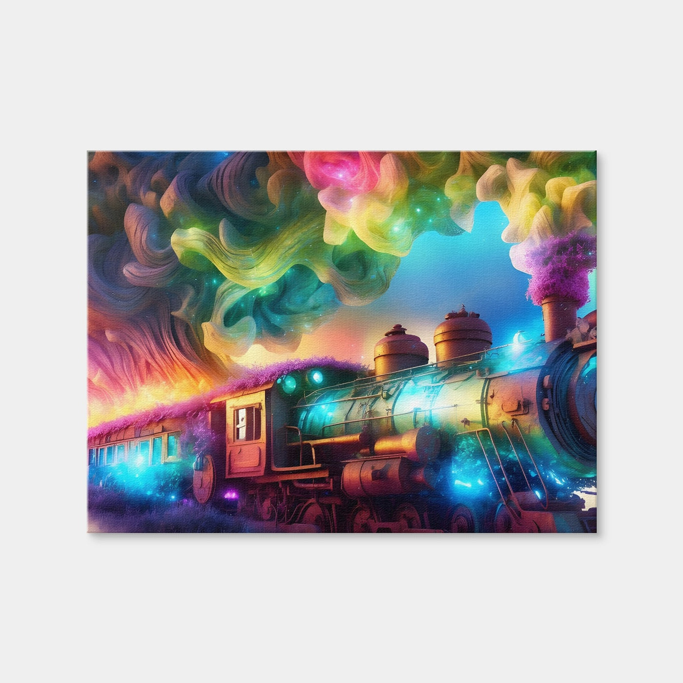 AUTO-MOCKUP WHITE | Rainbow Railways | 1 Piece | Gallery Wrap Canvas | group=4x3