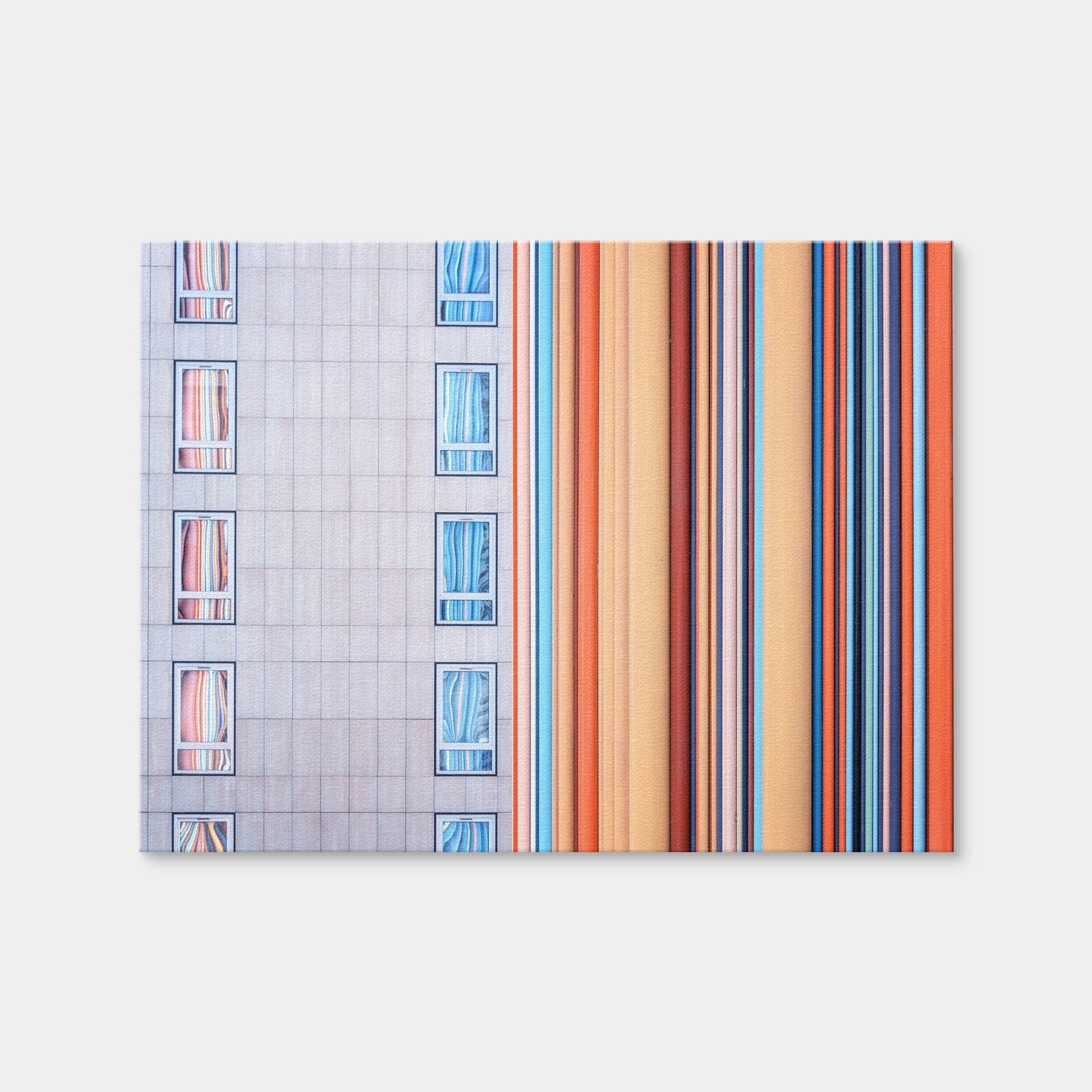 AUTO-MOCKUP WHITE | Rainbow Reflection | 1 Piece | Gallery Wrap Canvas | group=4x3
