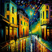 Rainbow Row Wall Art