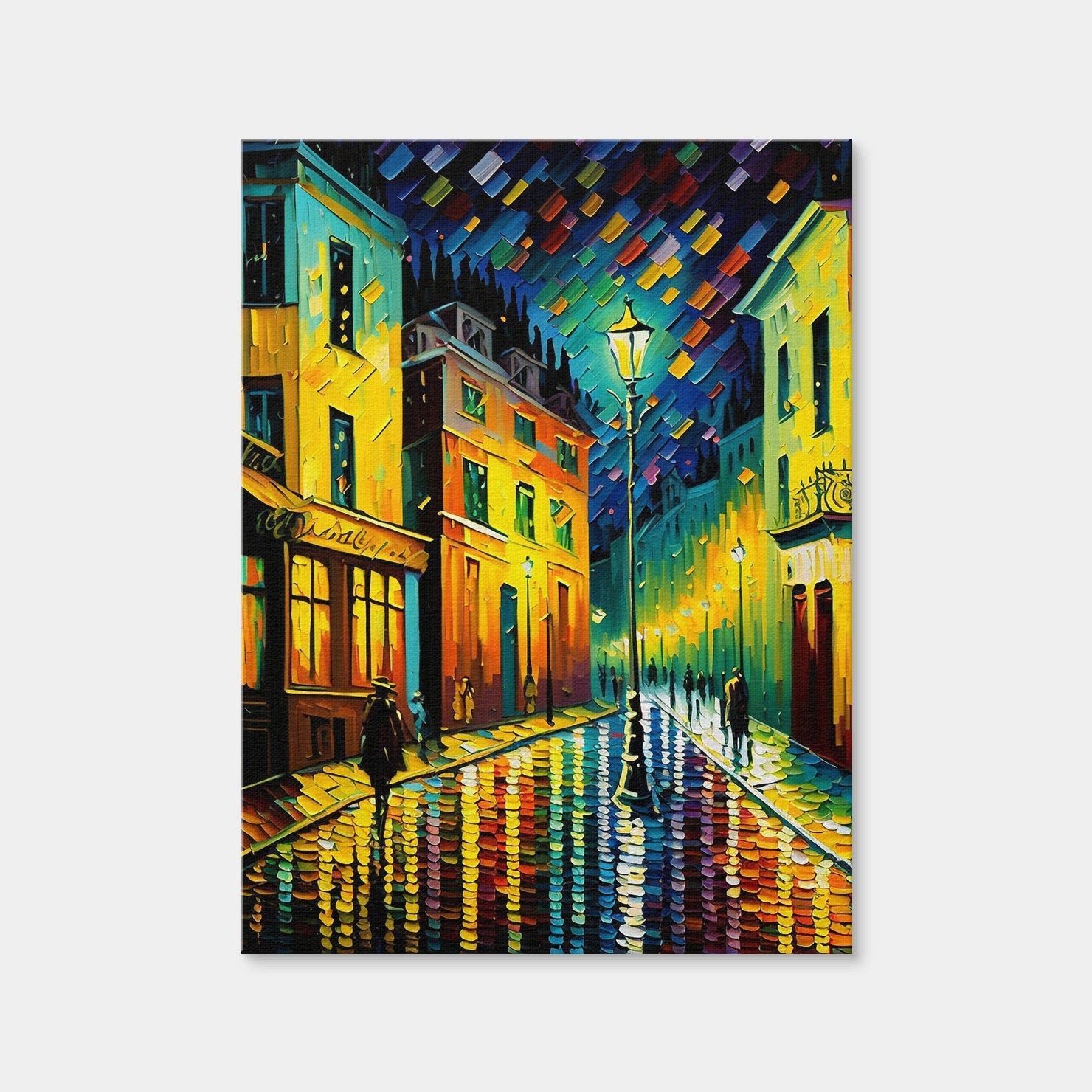 AUTO-MOCKUP WHITE | Rainbow Row | 1 Piece | Gallery Wrap | group=3x4