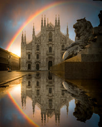 Rainbow in Milan Wall Art