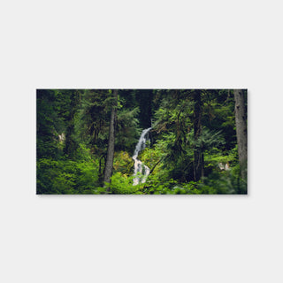 AUTO-MOCKUP WHITE | Rainforest Waterfall | 1 Piece | Gallery Wrap Canvas | group=2x1