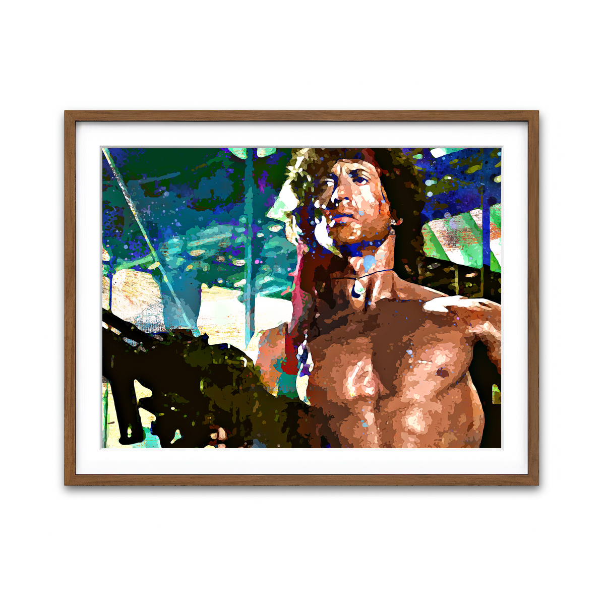 Framed Print 4x3 Walnut