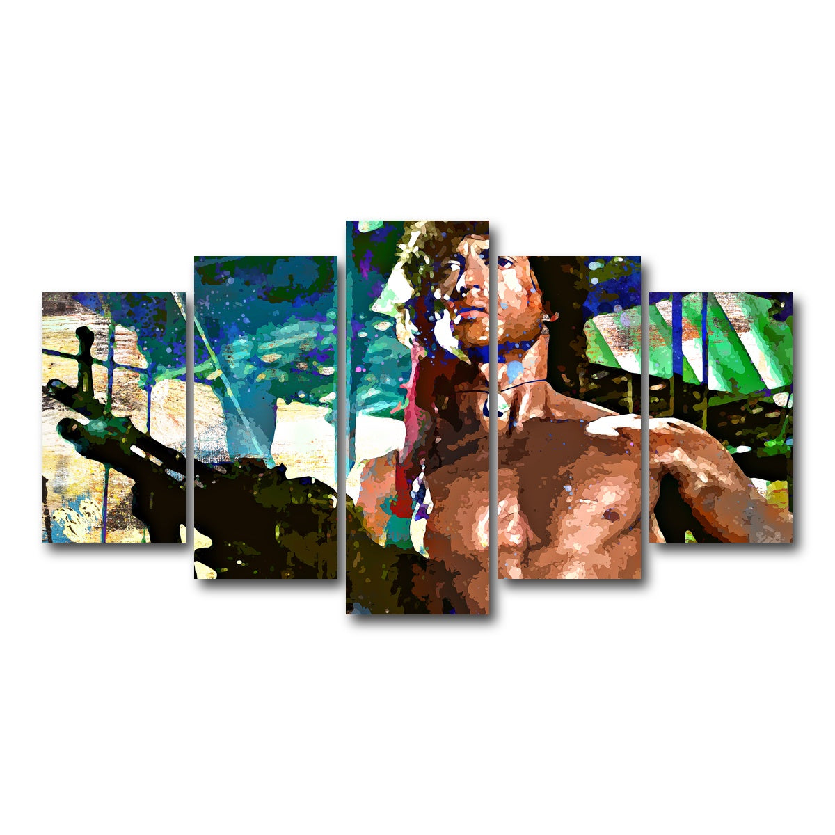 AUTO-MOCKUP WHITE | Rambo | 5 Piece | Gallery Wrap Canvas | group=5_normal