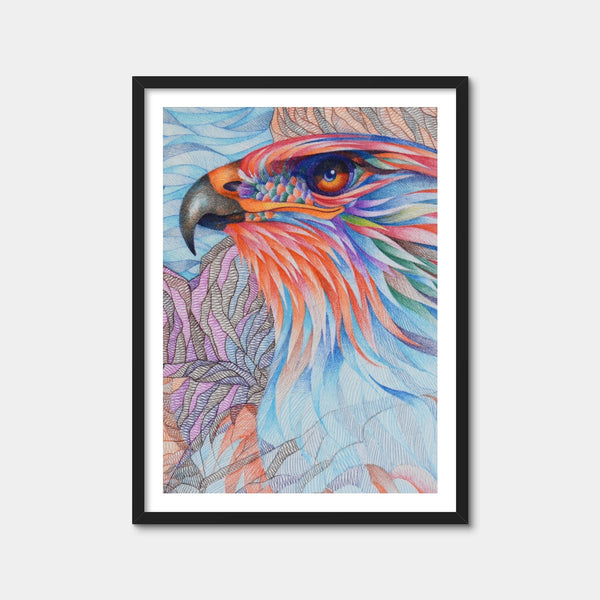 Raptor Awaiting Wall Art — Framed Print Format preview