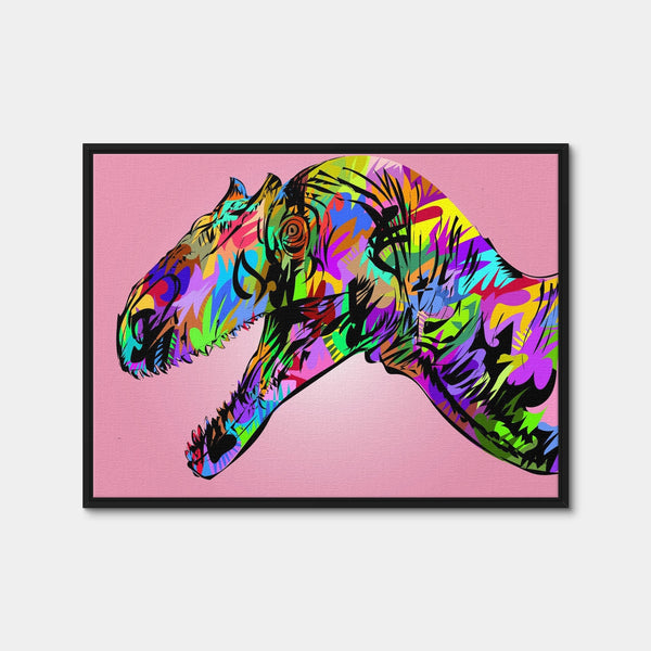 Raptor Closeup Wall Art — Framed Canvas Format preview